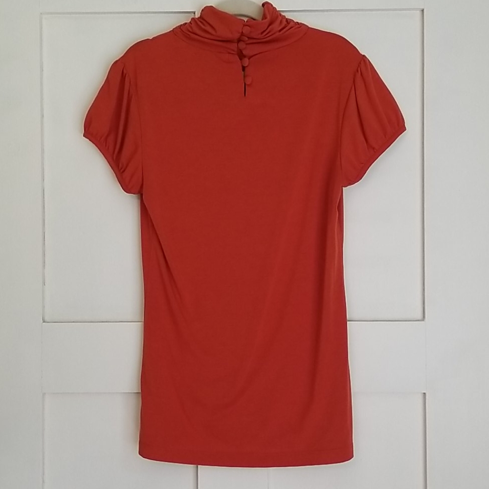 Banana Republic Short Sleeve Mock Turtleneck - Picture 3 of 8